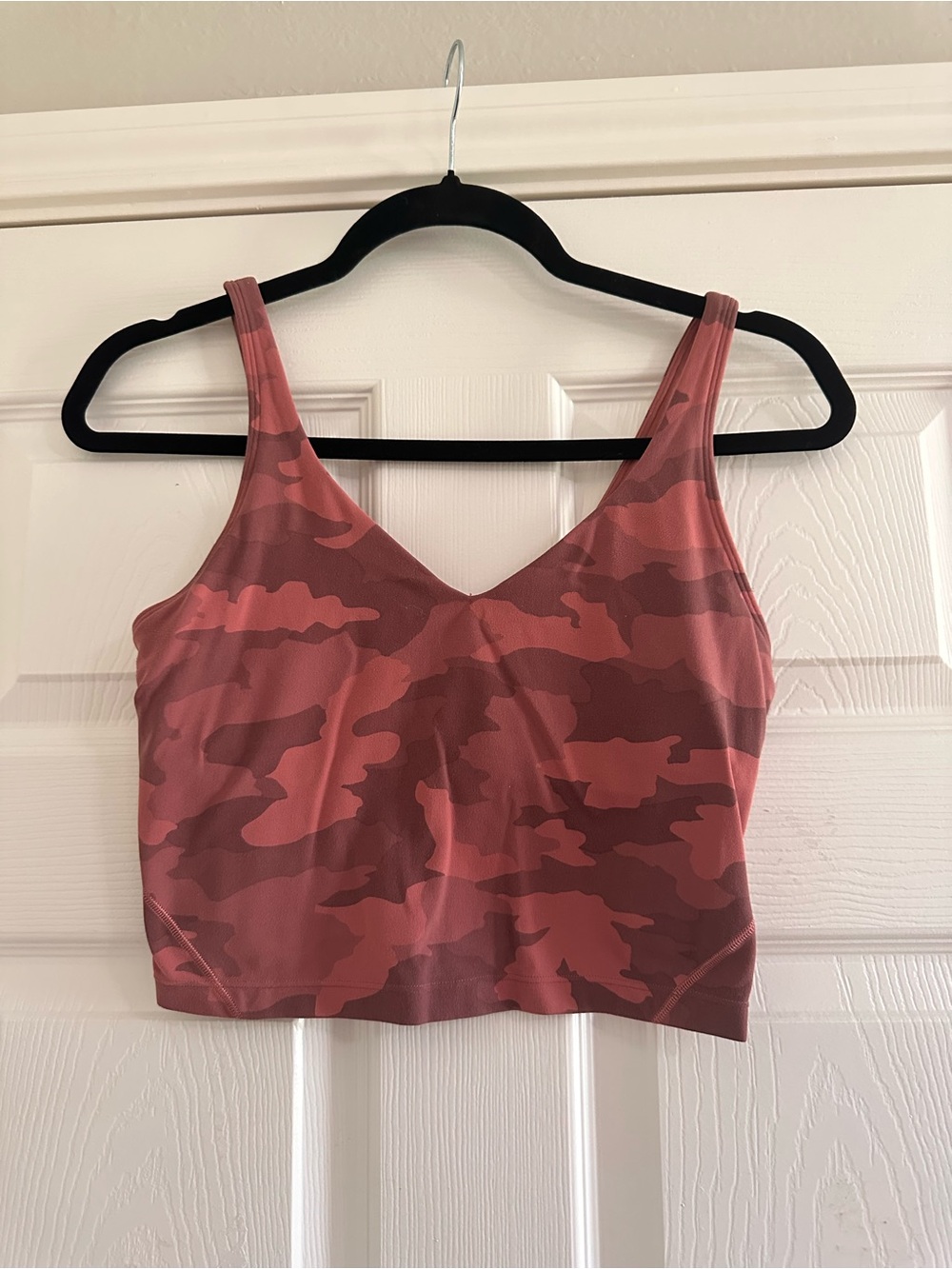 lululemon athletica Rose Camo V-Neck Crop Tank